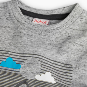 Camiseta punto básica de niño -BCI