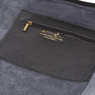 Alia borsa a spalla donna. Pelle autentica Dollaro.