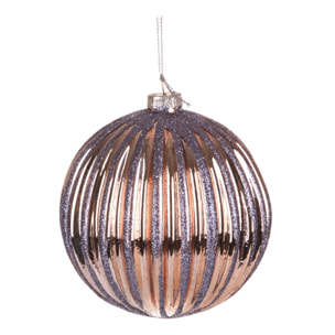 Sfera con fiori rilievo - Pezzi 12 - VERDE - Bianchi Dino SpA
