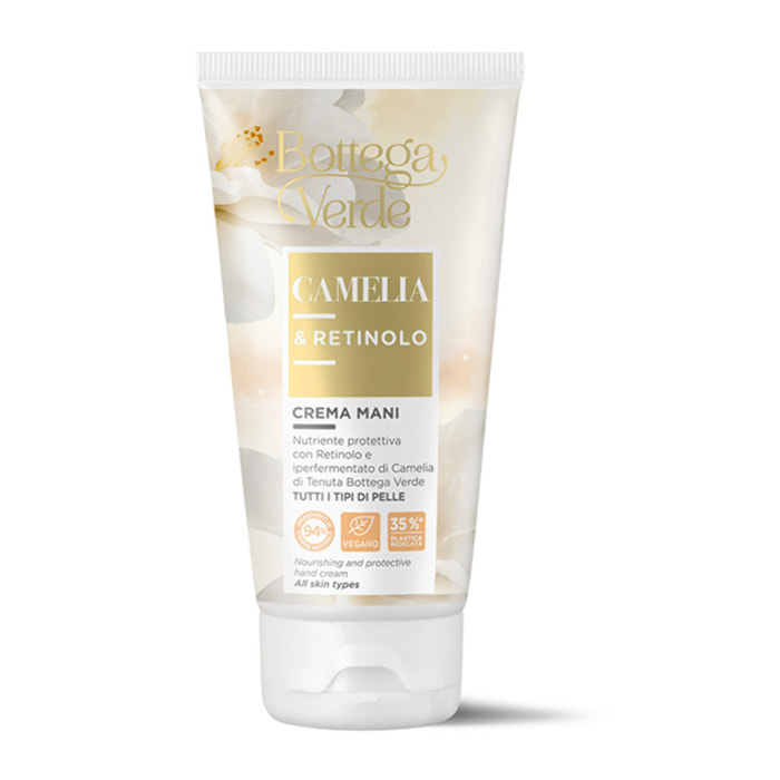 Camelia e Retinolo - Crema mani nutriente protettiva