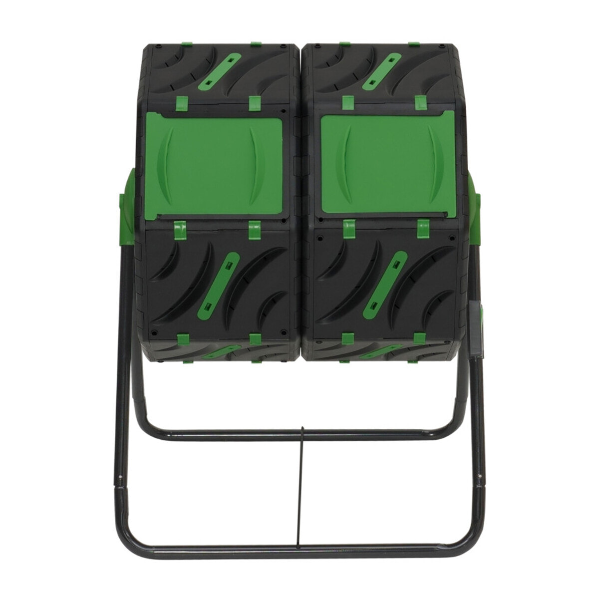 Bac de compostage rotatif double compartiments 140L