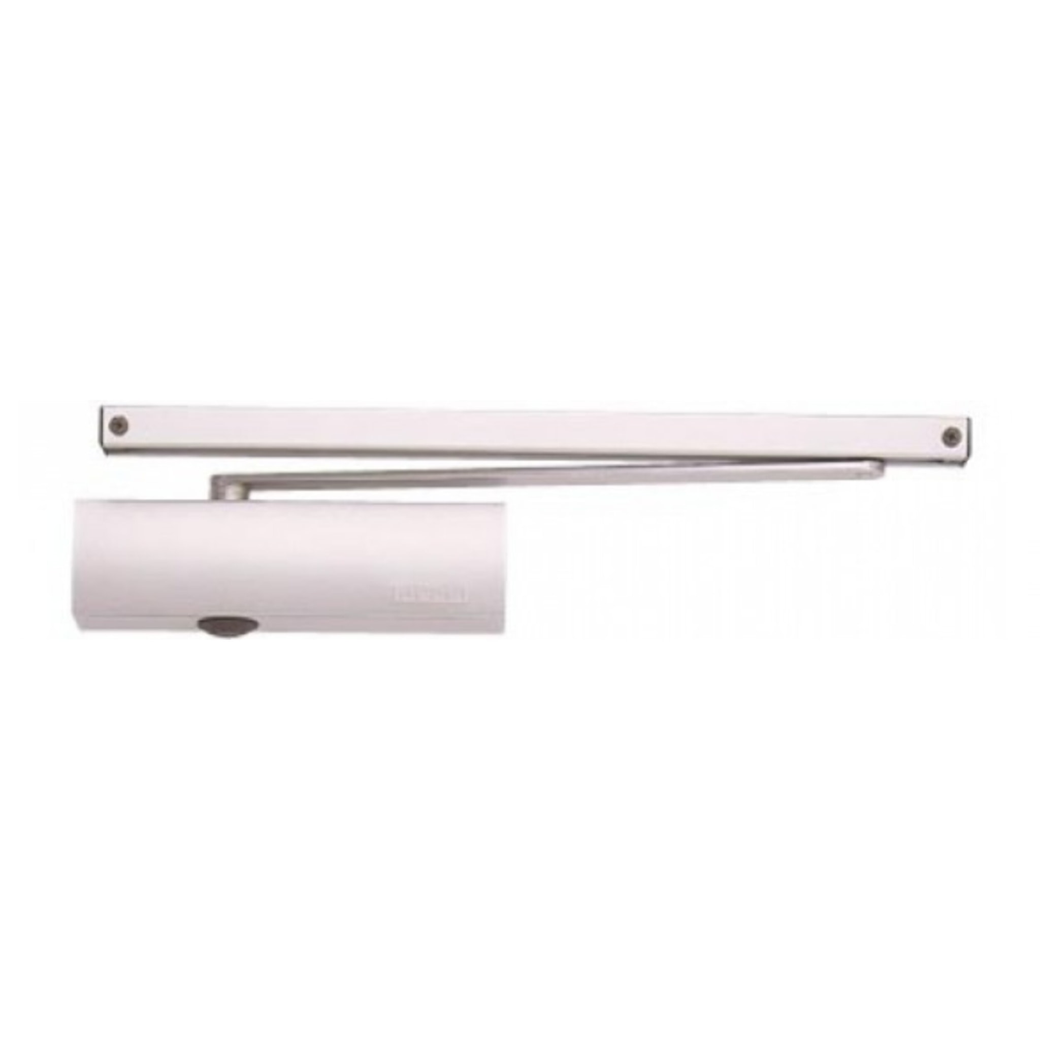 Ferme-porte GR200 bras standard blanc GROOM - Force 2/4 - frein à l'ouverture CE EN1154 - GR200117