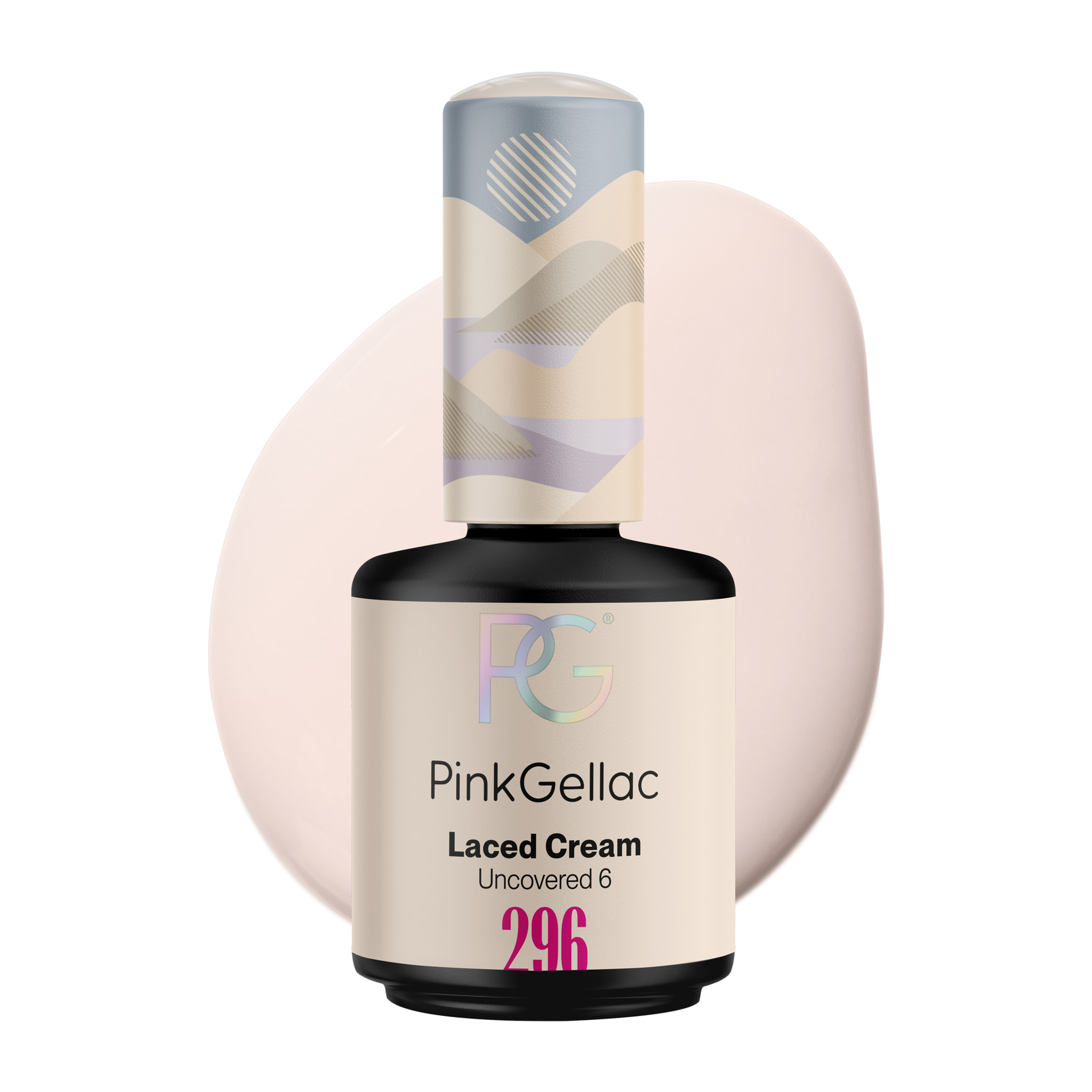 Vernis semi-permanent - 296 Laced Cream - 15 ml