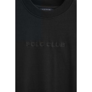 Camiseta JK negra con logo contrastado Polo Club