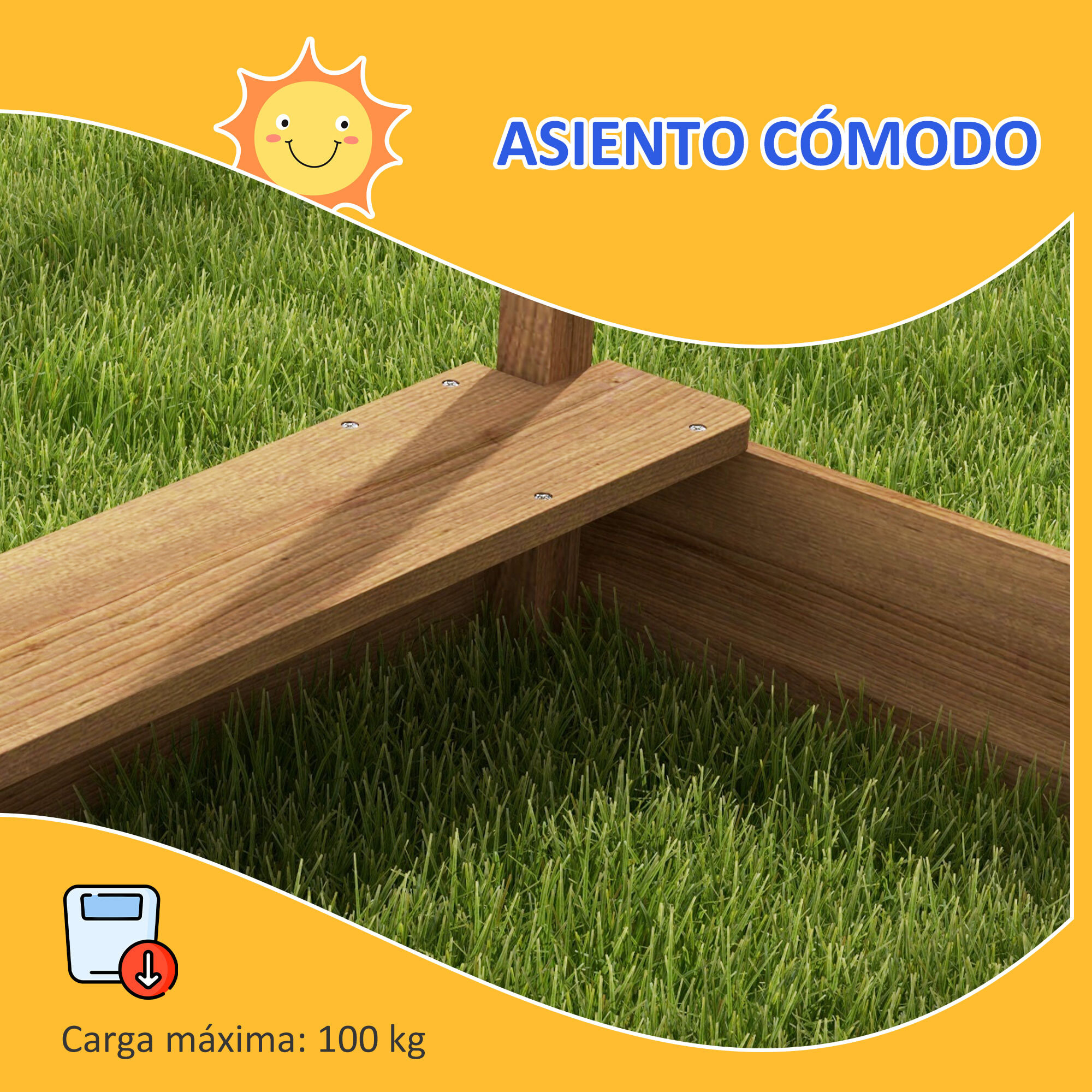 Arenero para Niños de Madera Arenero Infantil con Toldo 6 Banderines 2 Lavabos Grifo y Pizarra en Forma de Casa para Patio Jardín 124x116x146 cm Marrón