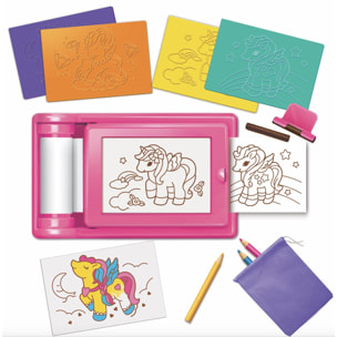 Set di frottage artistico Unicorni