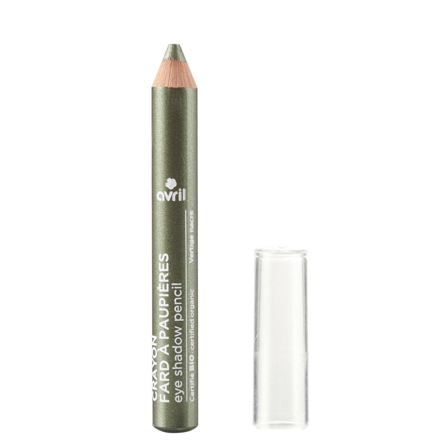 Fard à Paupières COSMOS Organic Ecocert - Crayon Fard à Paupières à l'Huile de Graine de Ricin Bio