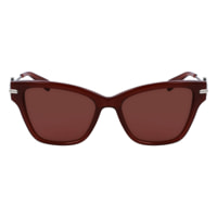 Longchamp - lunettes de soleil - marron - Couleur des verres : rouge - indice solaire : cat. 3