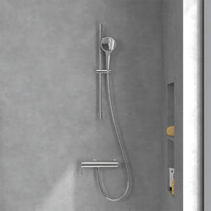 Mitigeur mécanique douche VILLEROY ET BOCH Dawn + Ensemble de douche VILLEROY ET BOCH Verve Showers 3 jets