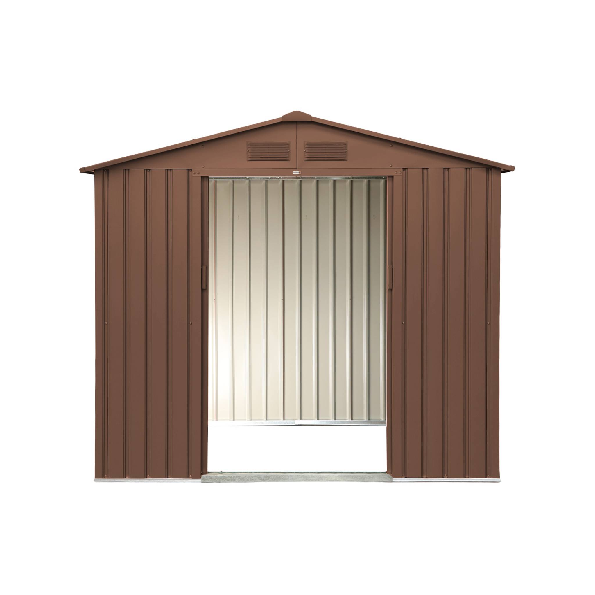 Abri de jardin métal 2,71m² avec kit d'ancrage HOUTLAND