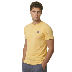 Camiseta de manga corta para hombre con lavado pastel