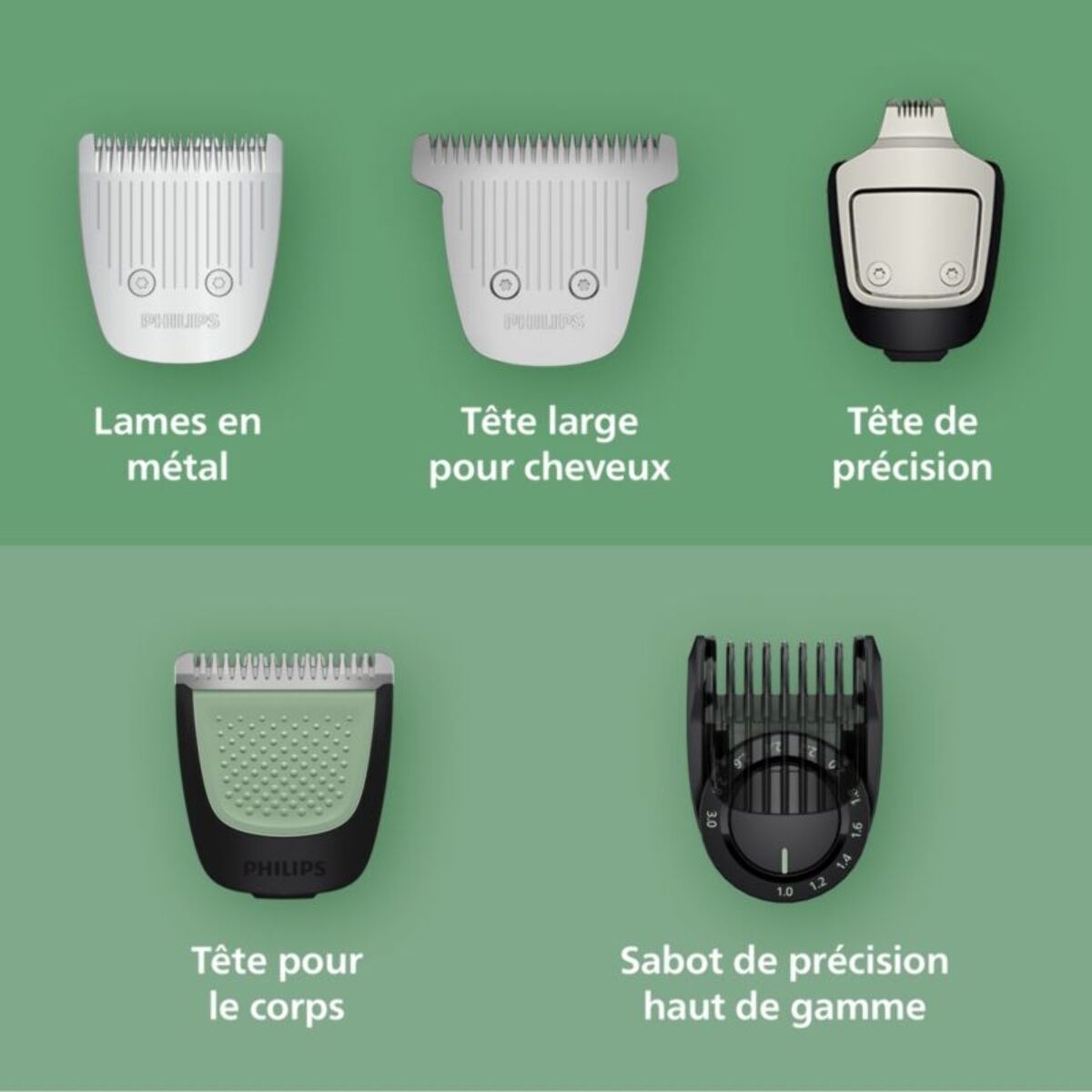 Tondeuse multi usages PHILIPS MG9557/15 Series 9000