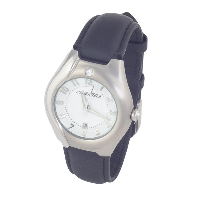 Reloj Chronotech CT2206L-04 Mujer Analogico Cuarzo con Correa de Piel