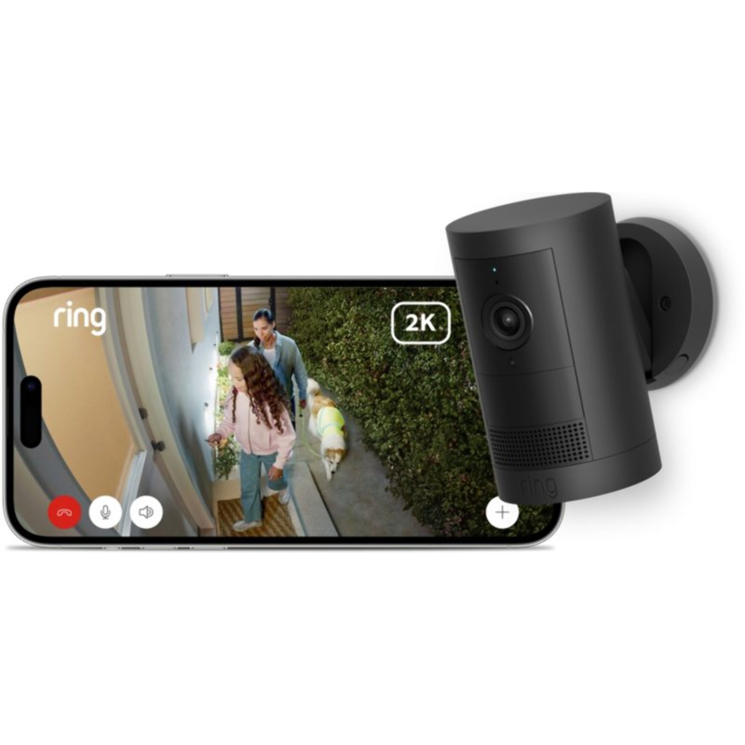 Caméra de surveillance RING Cam Plus - Noire