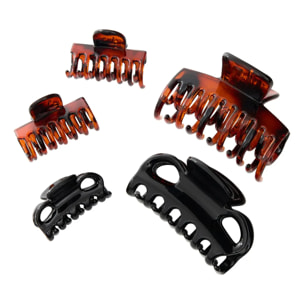 Boite avec 6 pinces à cheveux Selena