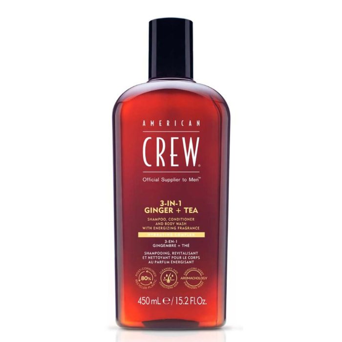 3-en-1 Gingembre Thé - Shampooing 3en1 Revitalisant et Hydratant 450 ml