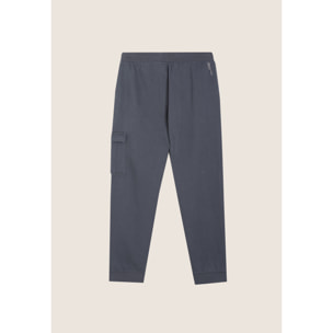 Pantaloni cargo in felpa con tasca applicata