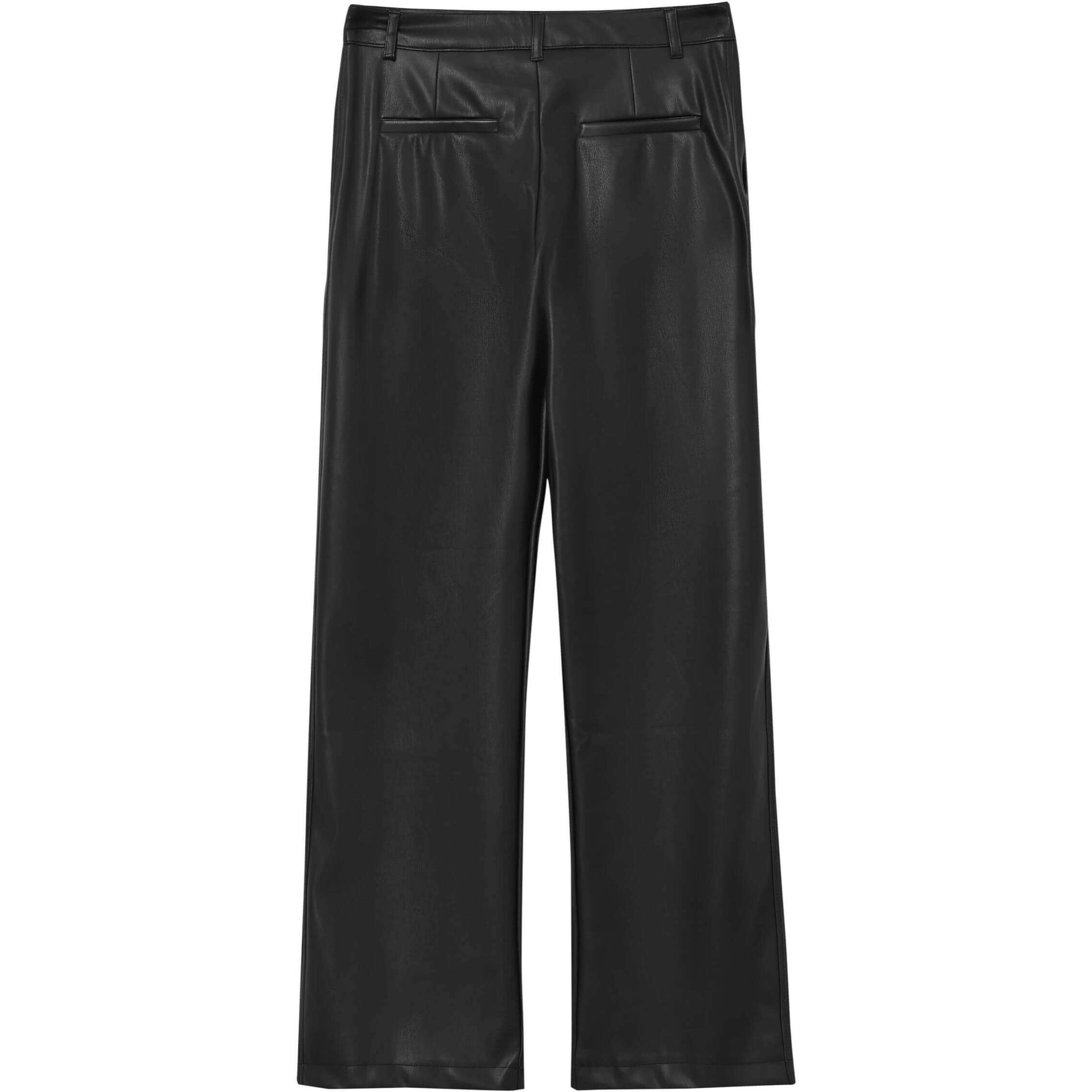 Pantalone palazzo effetto pelle