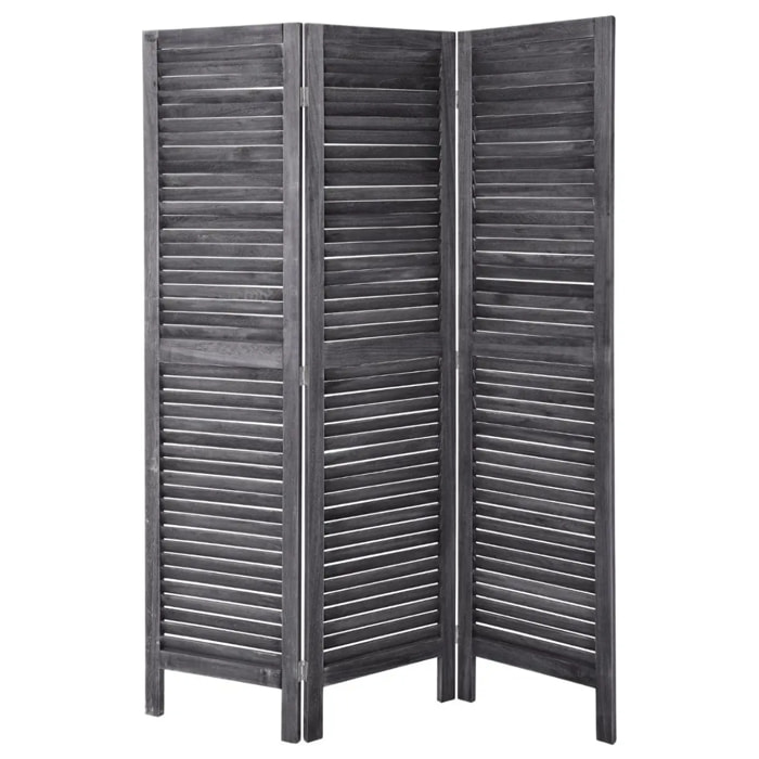 Paravent bois gris H170cm