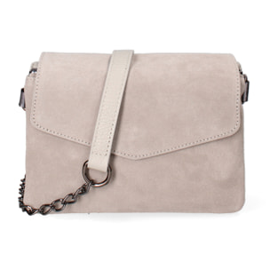 Borsa a tracolla da donna In Vera pelle Made in Italy 21x15x6 cm