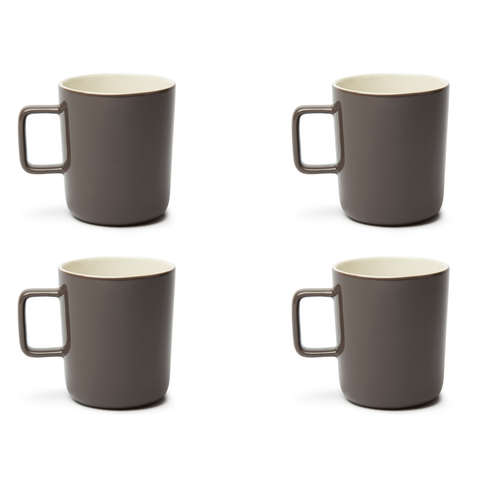 Set 4 Mug Excelsa – Nordic Trendy, Porcellana Grigio