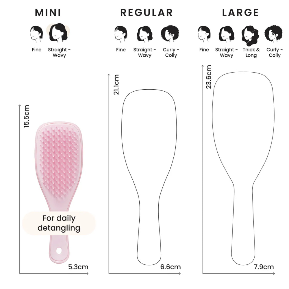 TANGLE TEEZER The Ultimate Detangler MINI Millenial Pink