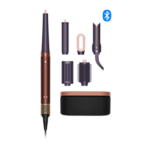 Multi-styler et sèche-cheveux Dyson Airwrap Co-anda2x™ - cheveux raides à ondulés (Prune/Cuivré)