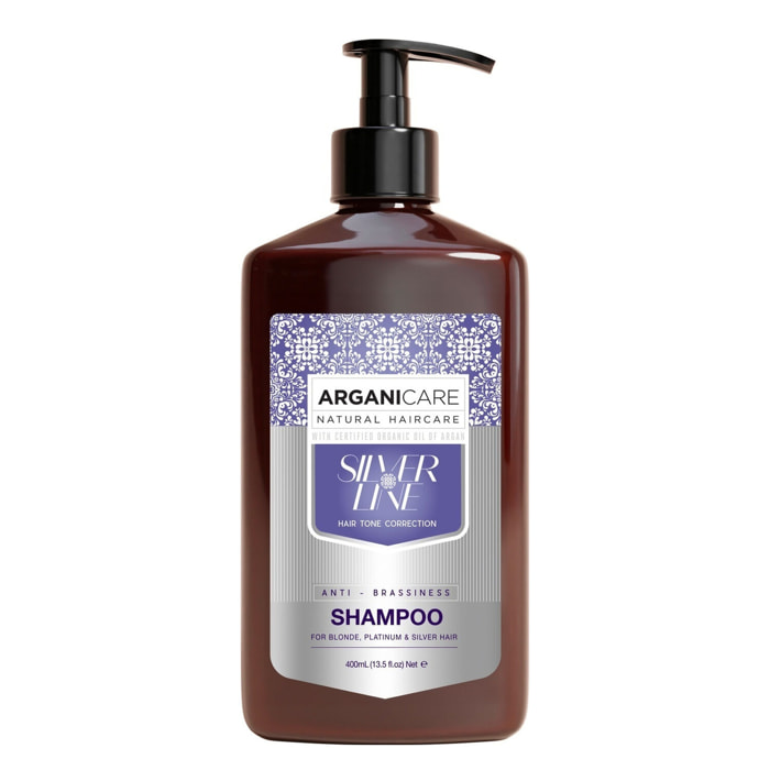 Silver - Shampooing Sublimateur pour Cheveux Blonds Naturels ou Colorés 400 ml