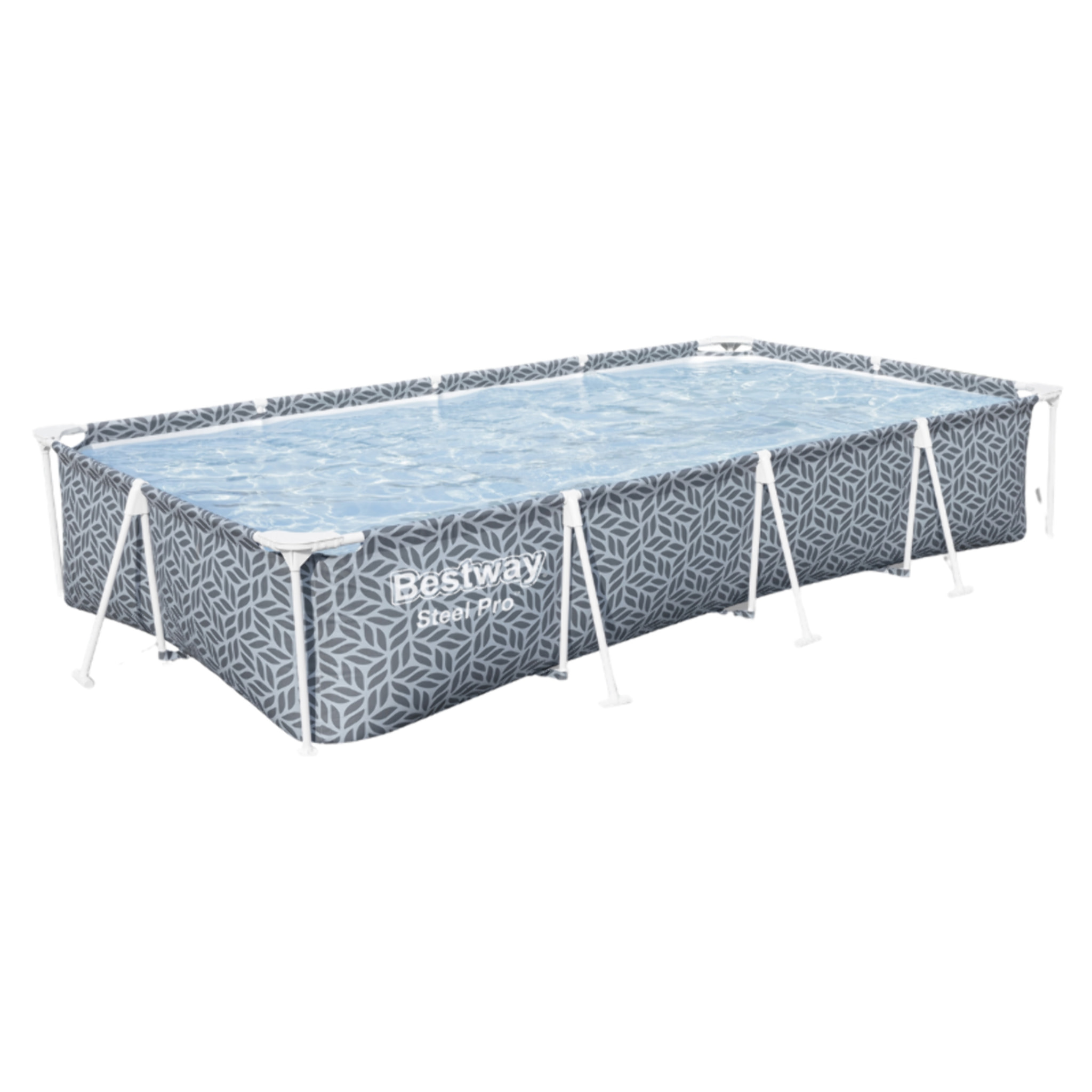 Bestway Piscine hors sol tubulaire rectangulaire Bestway Steel Pro 366 x 201 x 66 cm décor graphique