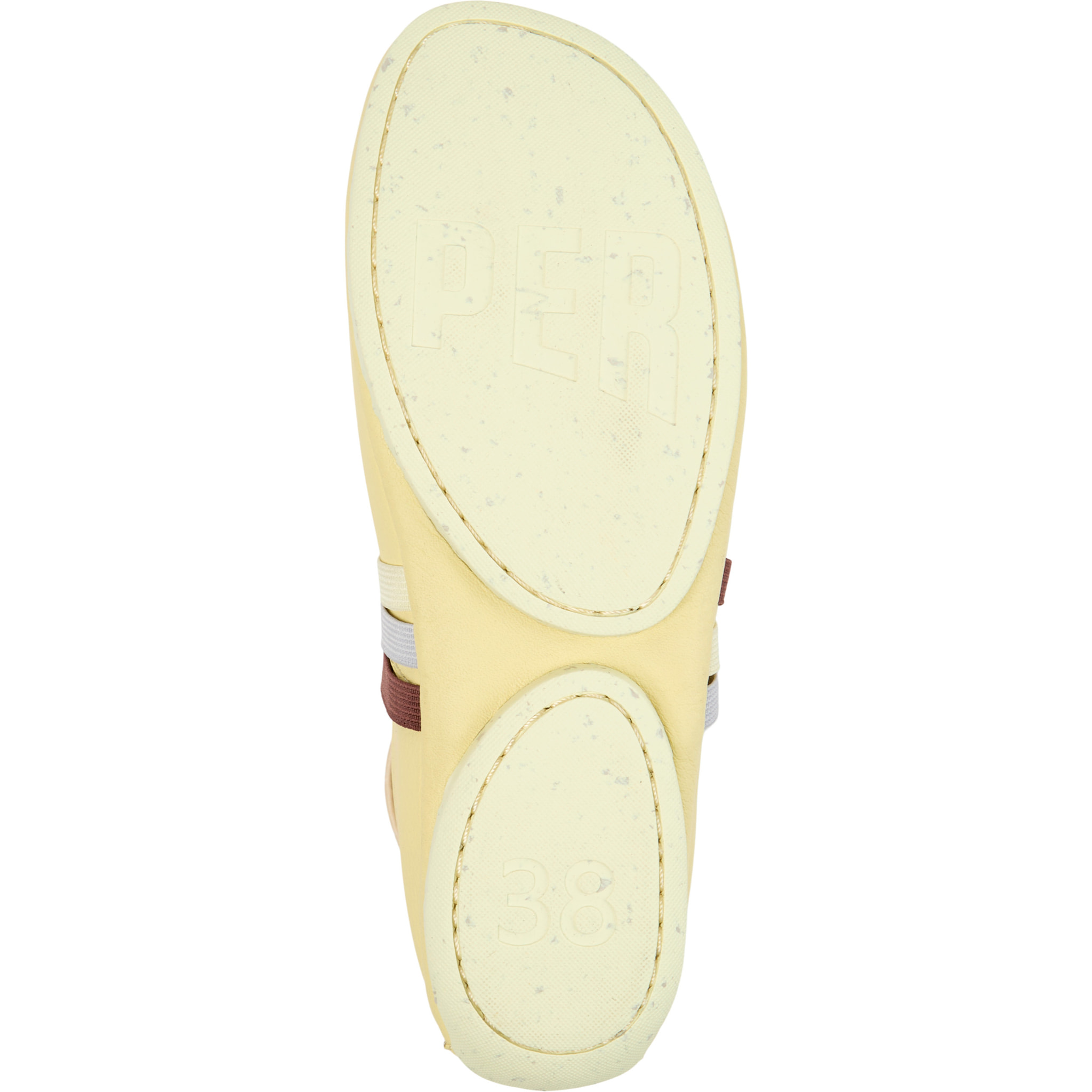 Ballerini - CAMPER Right Nina Twins - Giallo - Pelle liscia
