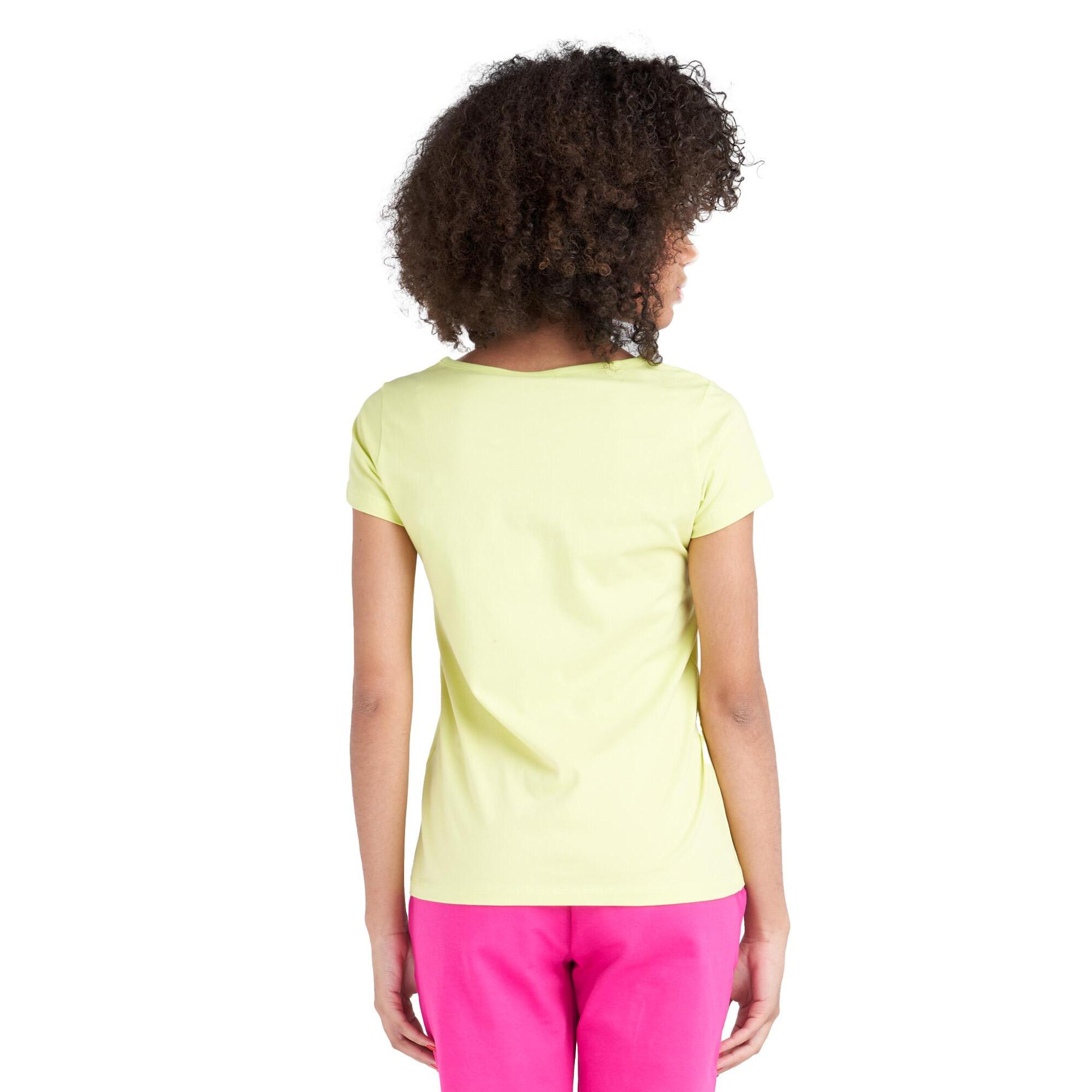 Camiseta de manga corta de mujer neón