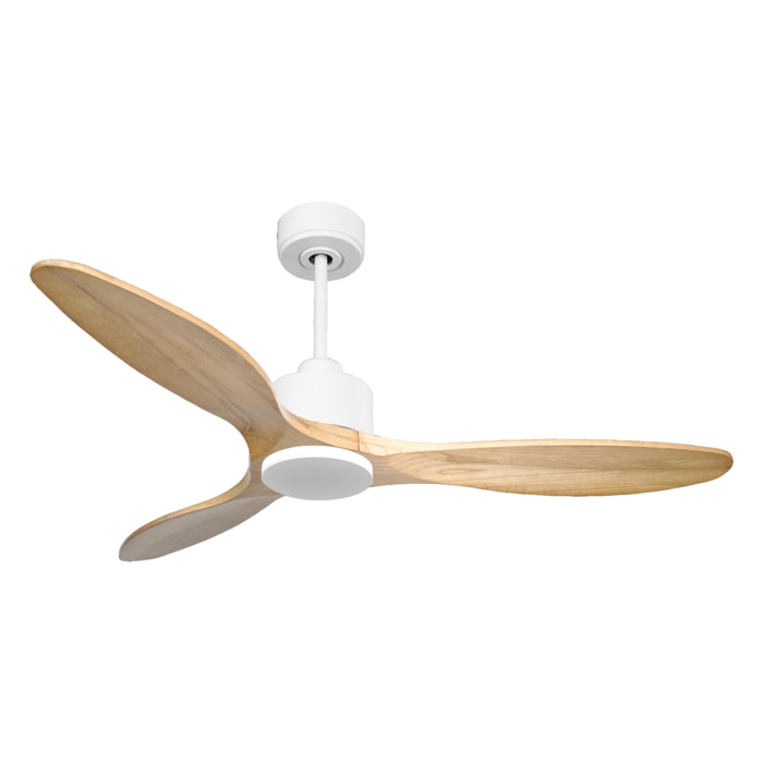 Ventilador de techo Reversible Termostato Wifi Motor DC Techos Inclinados Mando a Distancia Hypersilence Memoria SalamisD132C0364879 PURLINE