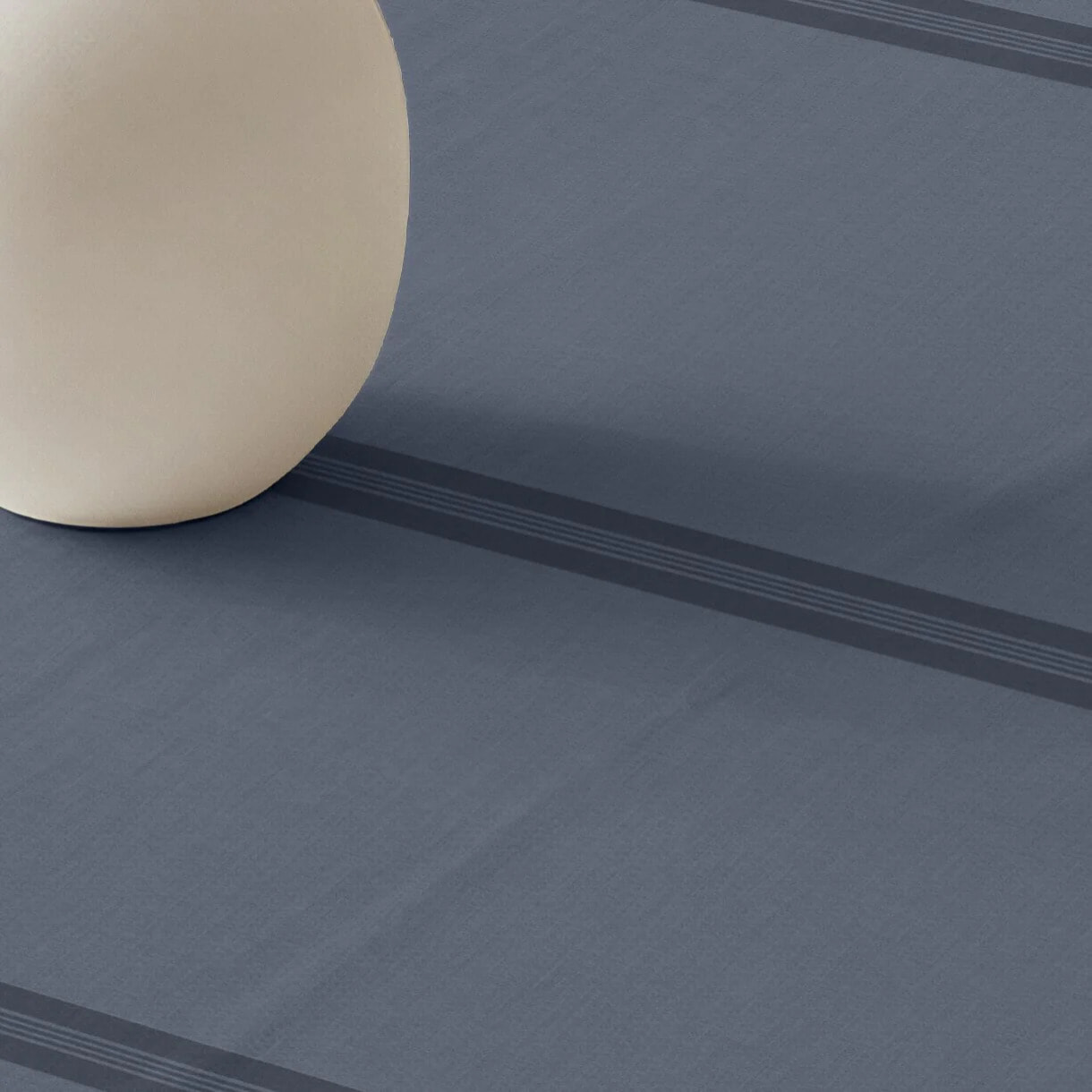 Nappe ronde anti-taches Nua Bleu Clair