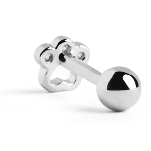 Orecchino Singolo Mini Paw in Argento