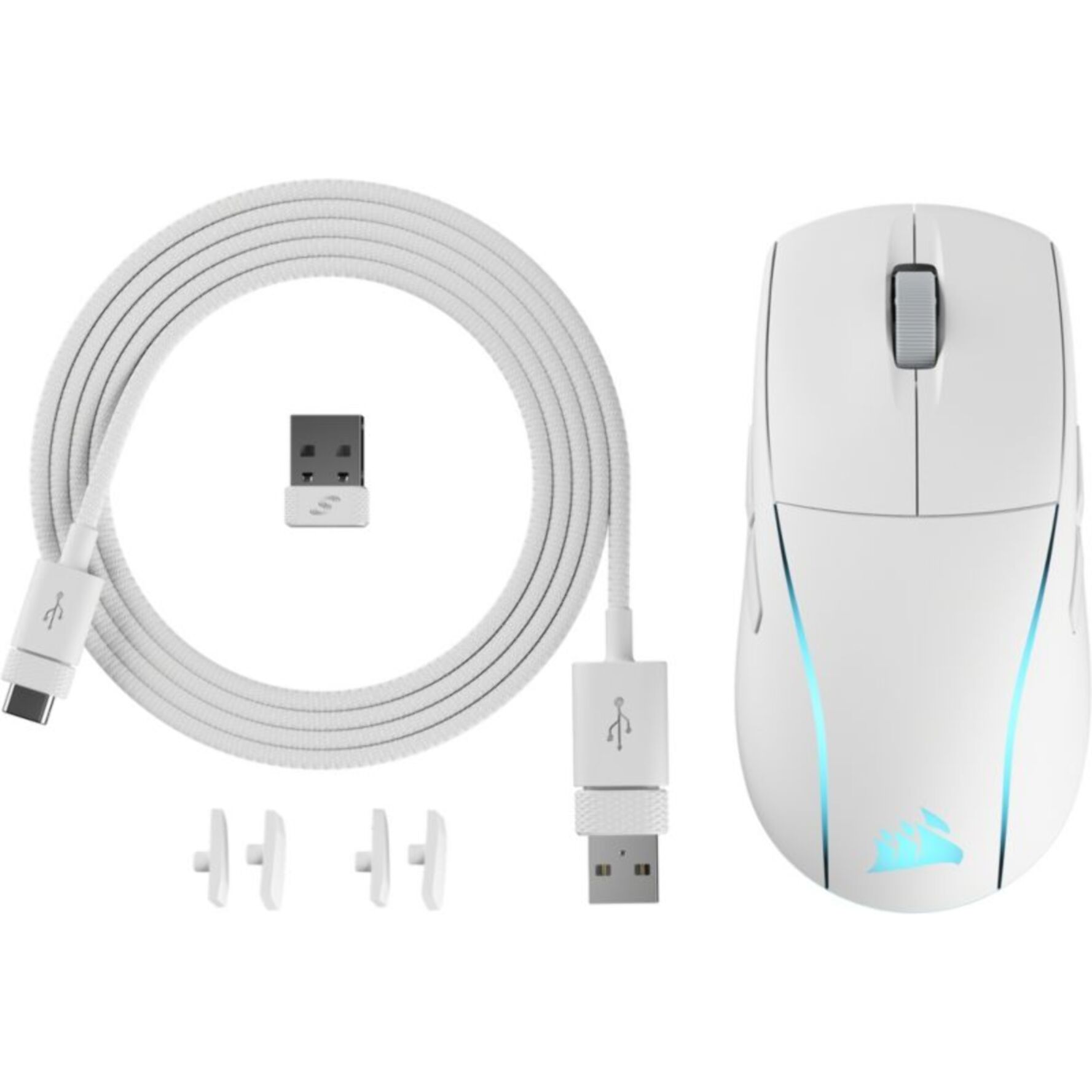 Souris Gamer Sans Fil CORSAIR M75 Wireless RGB Blanche