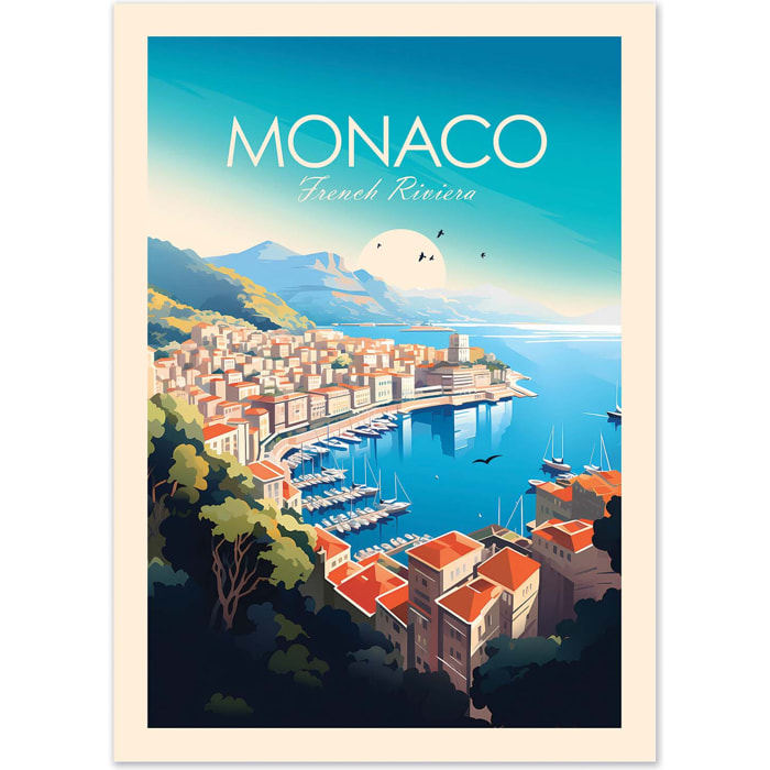 Affiche - Monaco - Studio Inception