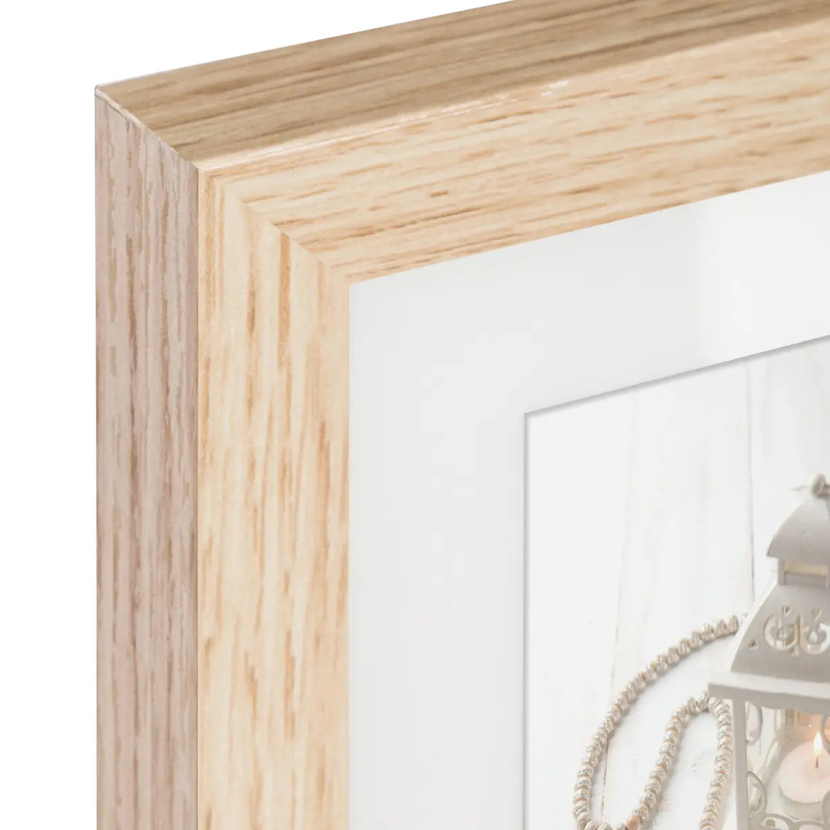 Set de 5 cadres "Ethnique" bois naturel