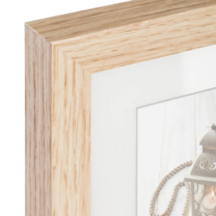 Set de 5 cadres "Ethnique" bois naturel