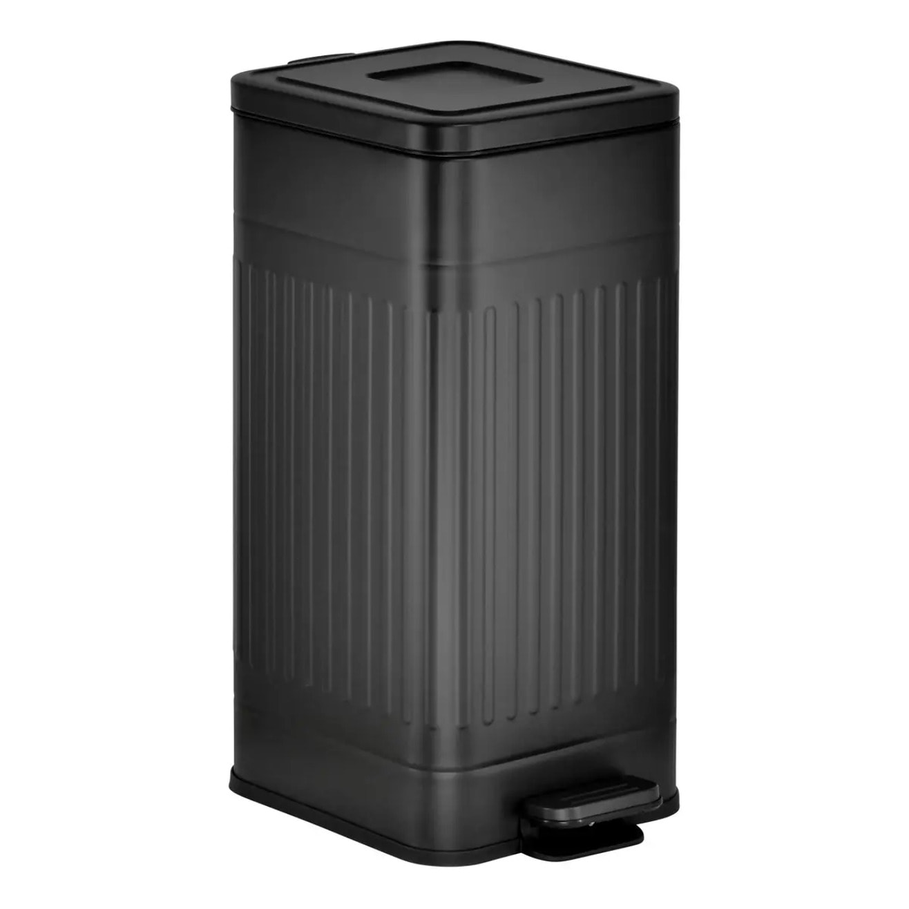 Poubelle Nova avec Pedale 30L Noir 35x27x58 cm