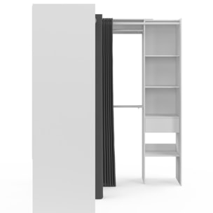 Dressing Justine d'angle 230cm blanc