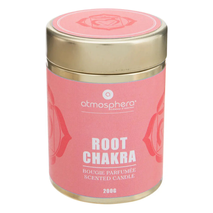 Bougie parfumée "Chakra" - chakra racine - 200g