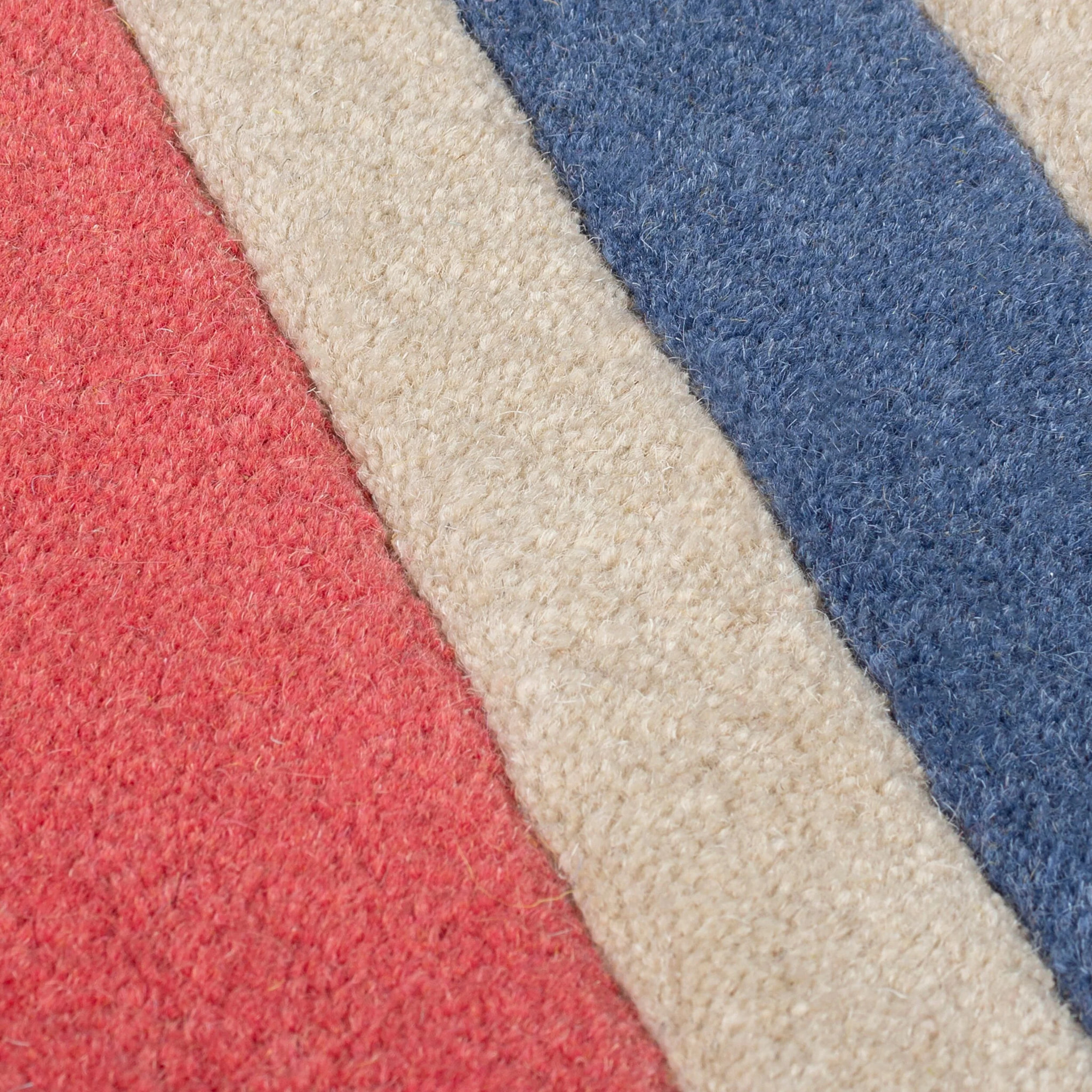 Tapis en laine de couloir PIANO Rose