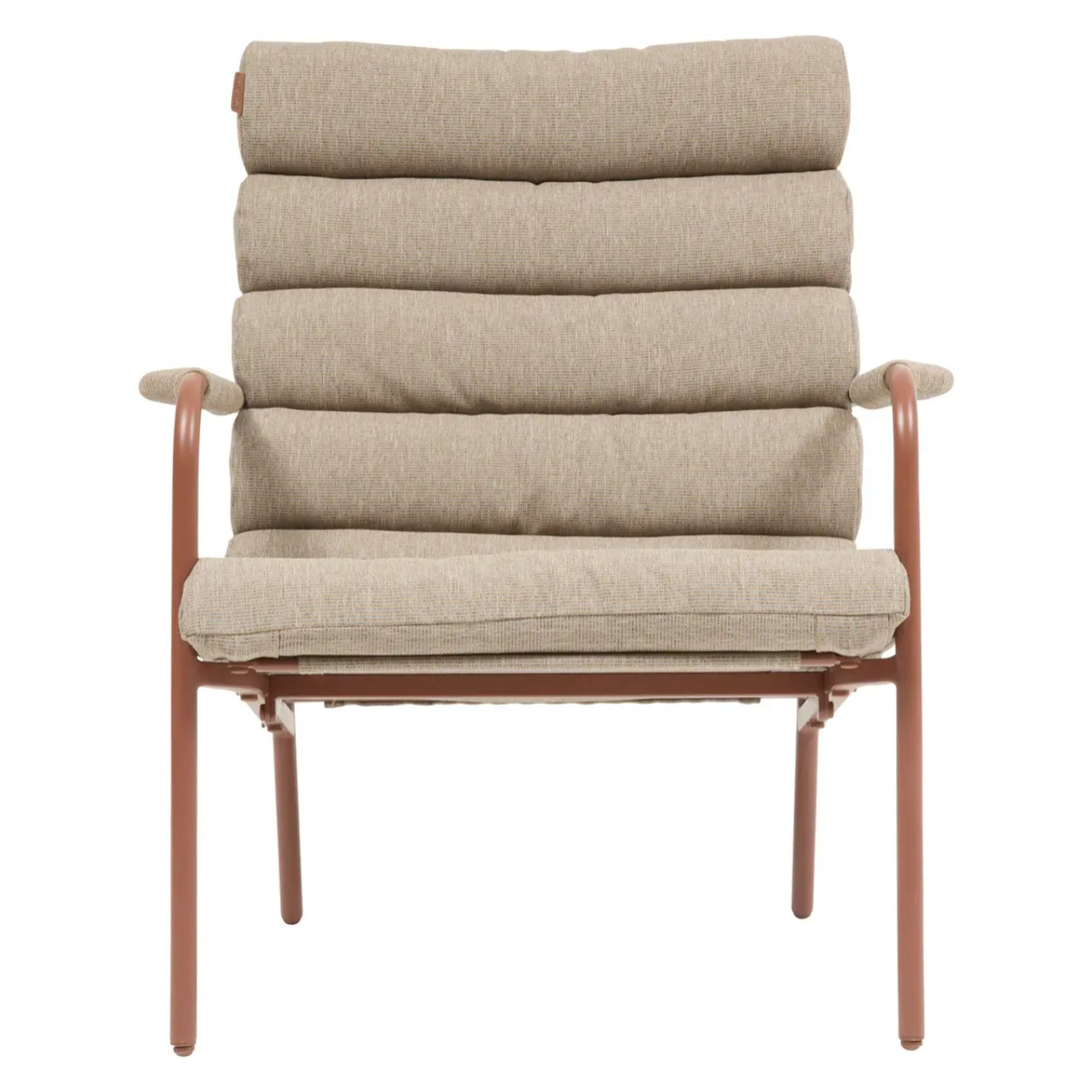 Fauteuil relax de jardin Solani acajou