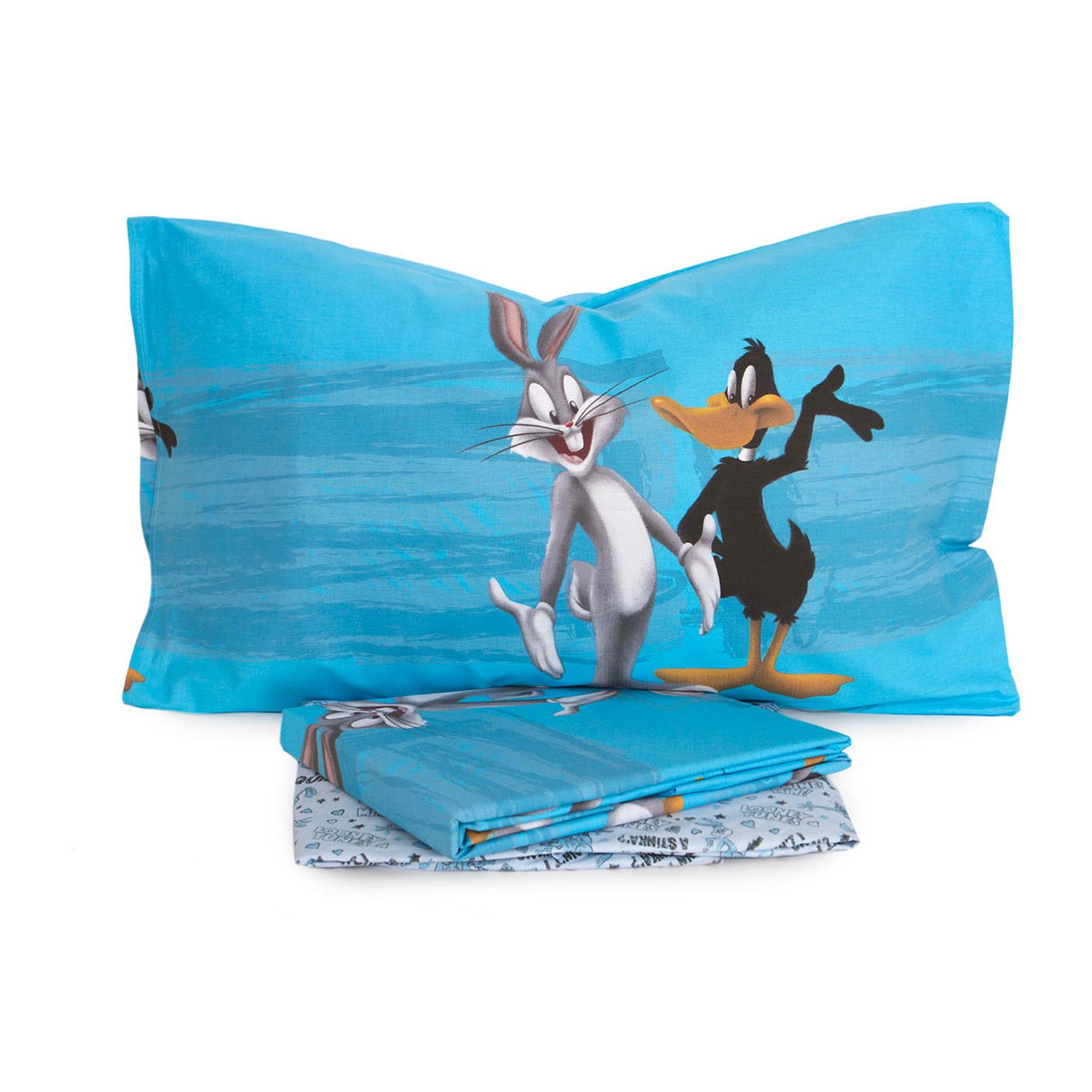 Hermet Completo Letto Una Piazza Bugs Bunny Duffy Duck Prodotto Ufficiale