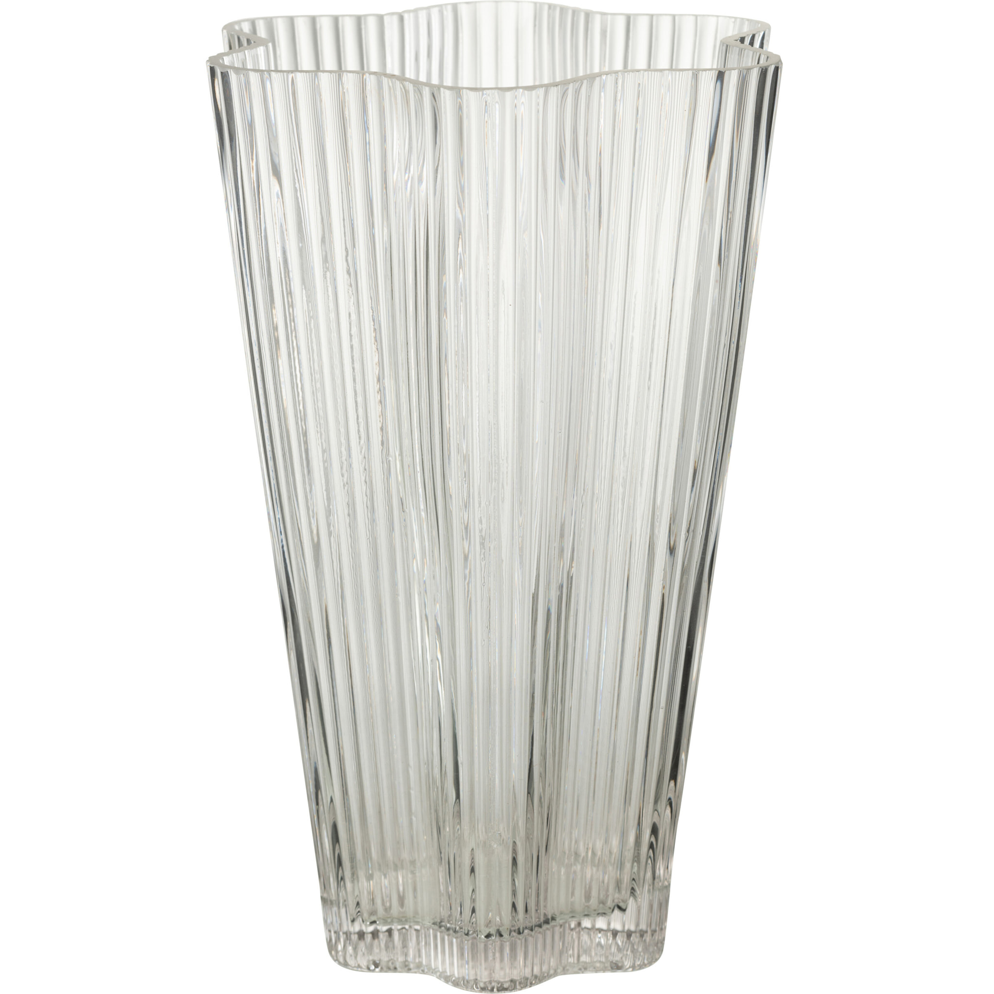 J-Line Vase Clara Verre Transparent Large