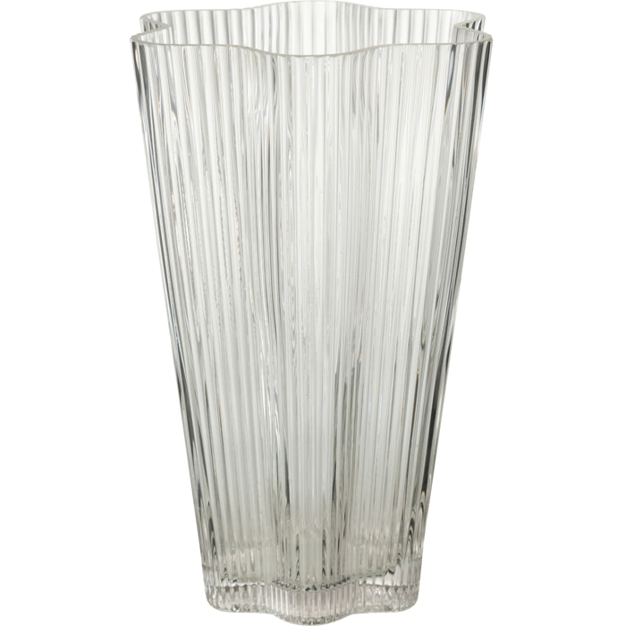 J-Line Vase Clara Verre Transparent Large