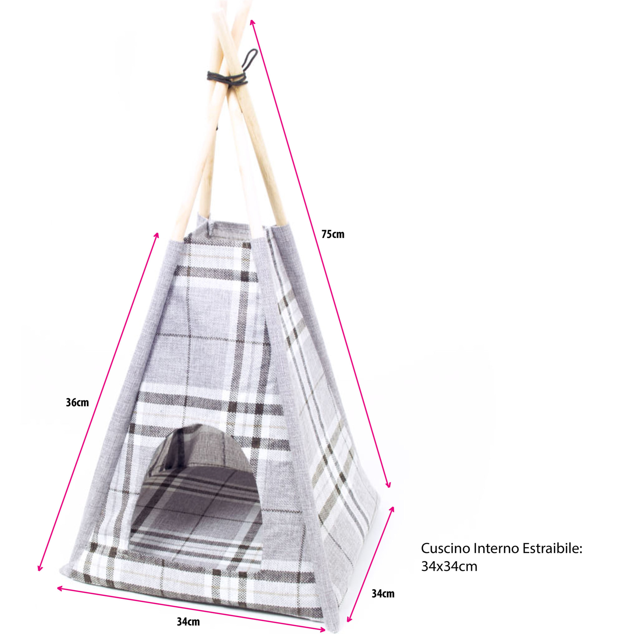 CUCCIA TENDA COMPONIBILE