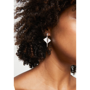 Pendiente SER MAJESTUOSA PLATEADO U