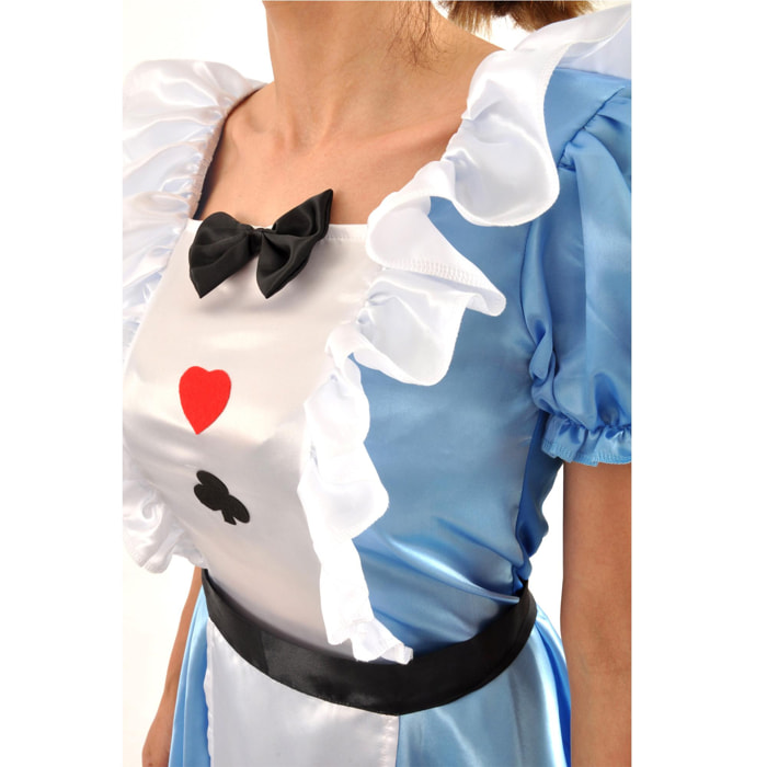Alice Wonderland Costume Travestimento Donna