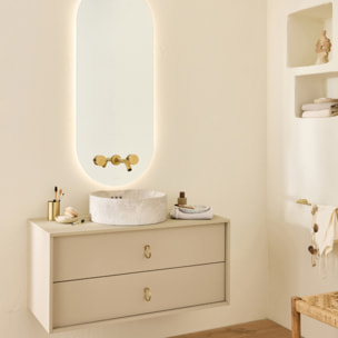 Vasque ronde à poser Vox douceur minérale